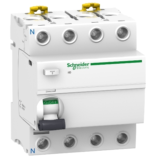 4 poles - 40 A - class AC 100 mA
